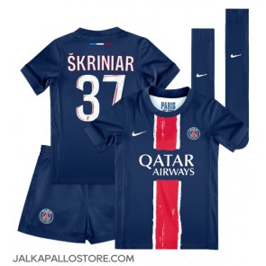 Paris Saint-Germain Milan Skriniar #37 Kotipaita Lapsille 2024-25 Lyhythihainen (+ shortsit)